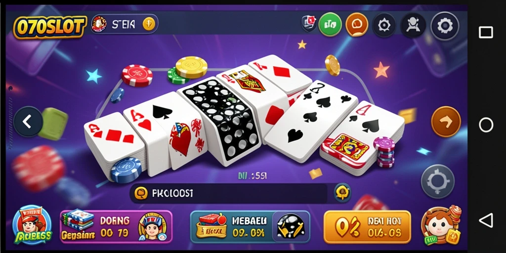 Tangkapan layar menunjukkan gameplay seru dari 070SLOT dengan pemain yang bersaing.
