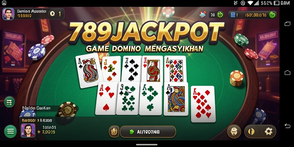 Tampilan screenshot utama 789JACKPOT menampilkan gameplay seru dari permainan Domino.