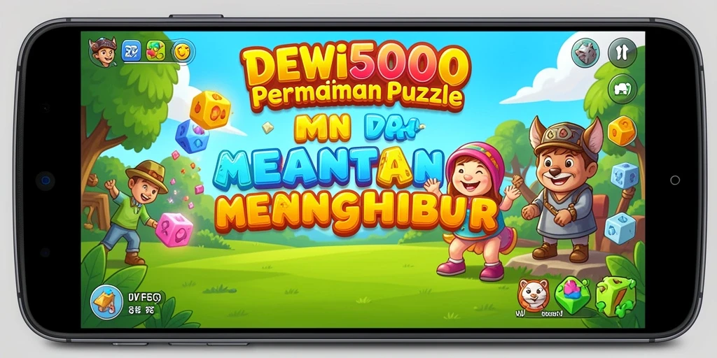 Gambaran gameplay DEWI5000 yang penuh tantangan dan seru.