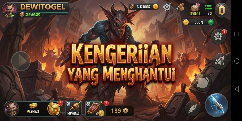 Gambaran menakutkan dari gameplay DEWITOGEL yang menegangkan.