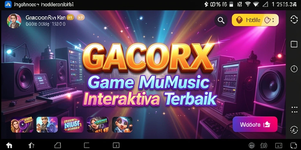 Tampilan gameplay GACORX yang interaktif dan menarik.