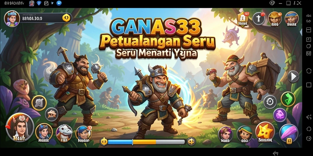 Tangkapan layar gameplay GANAS33 menampilkan eksplorasi mendebarkan.