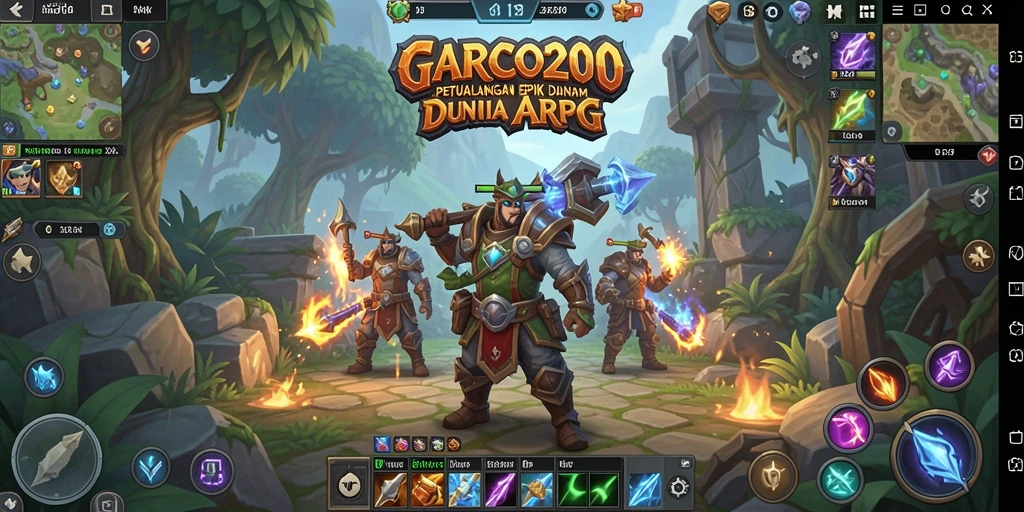 Gameplay mendebarkan di dunia fantasi GARCO200.