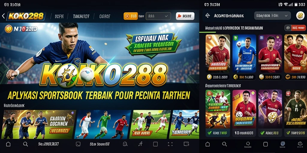 Tampilan gameplay menarik dari aplikasi Sportsbook KOKO288.