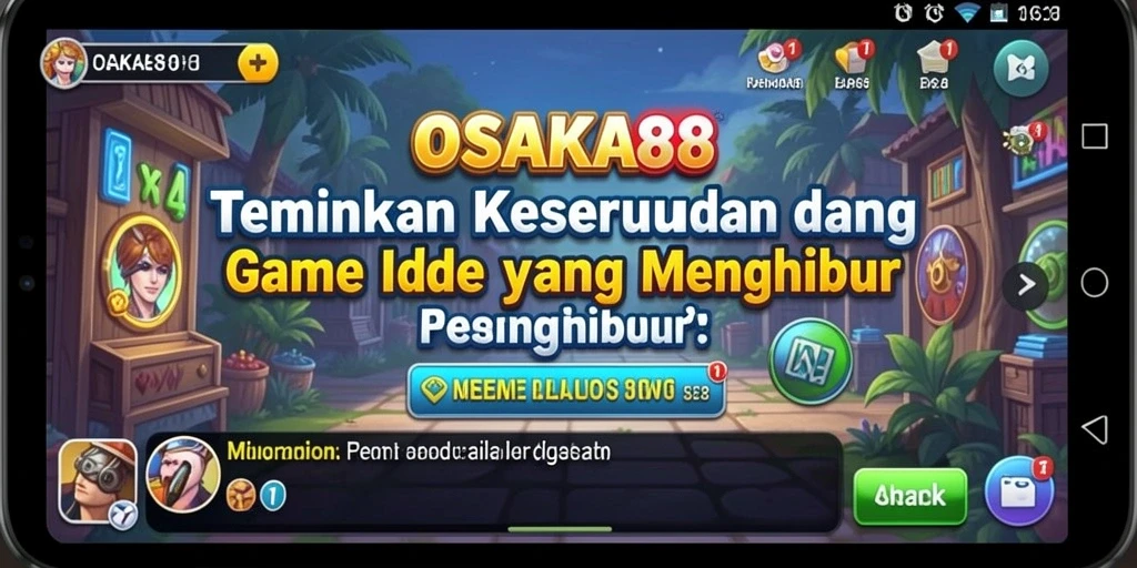 Tampilan gameplay OSAKA88 yang menyenangkan dan santai.