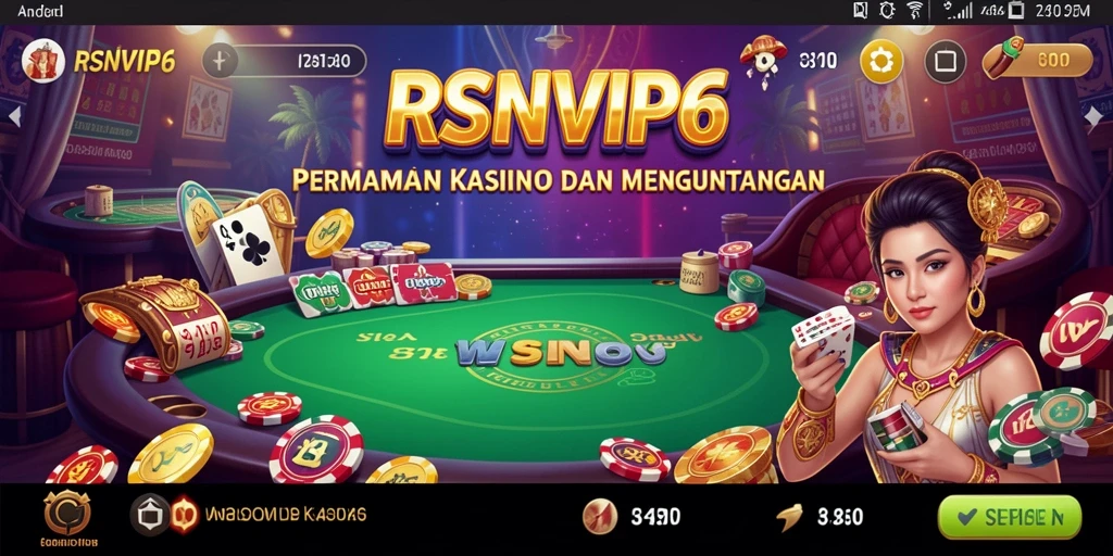 Tampilan gameplay RSNVIP6 yang menarik dan mengasyikkan di dunia Kasino.