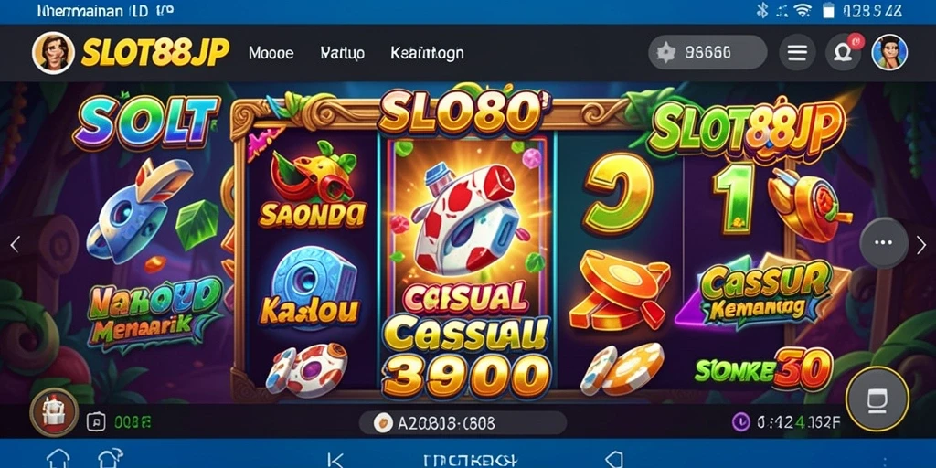 Screenshot gameplay <strong>SLOT88JP</strong> menampilkan aksi seru dengan grafis yang menawan.