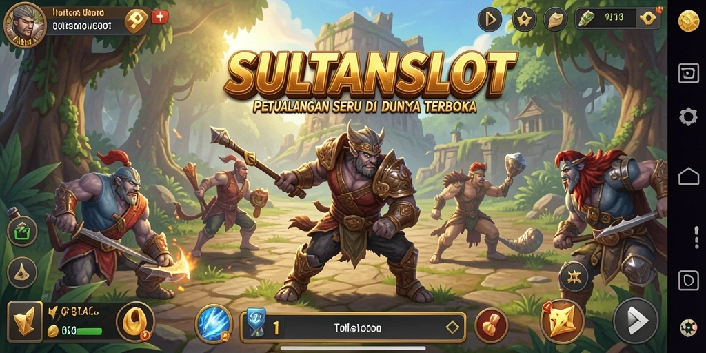 Tampilan gameplay SULTANSLOT yang mendebarkan di dunia terbuka.
