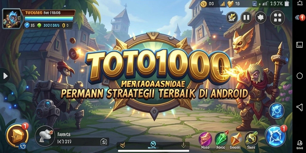 Tampilan gameplay seru dalam TOTO1000 dengan berbagai strategi.